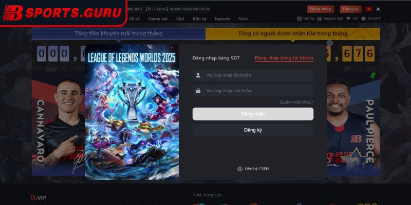 Từng bước đăng nhập Bsport để trải nghiệm